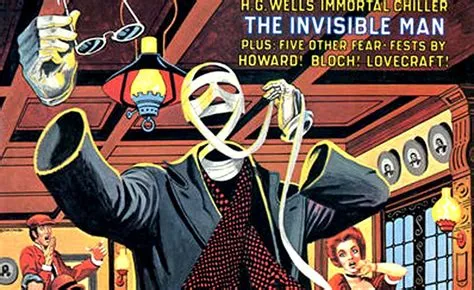 ¡El hombre invisible! Una aventura sobrenatural con un toque de comedia oscura!