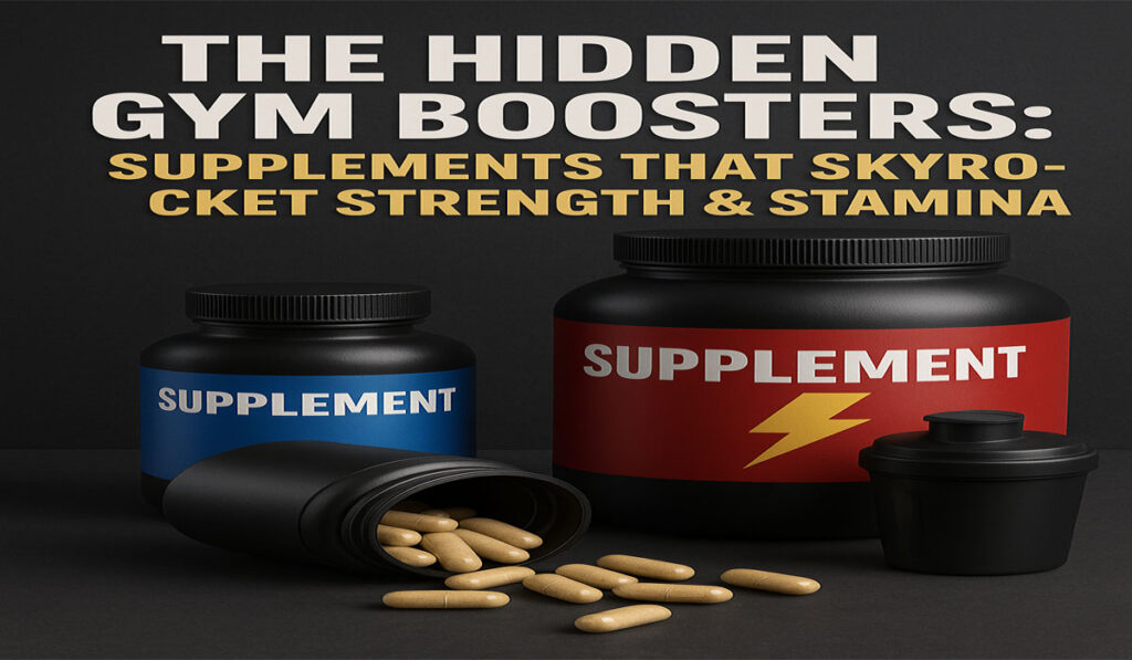 The Hidden Gym Boosters: Supplements That Skyrocket Strength & Stamina