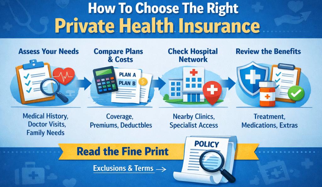 How To Choose The Right Private Health Insurance