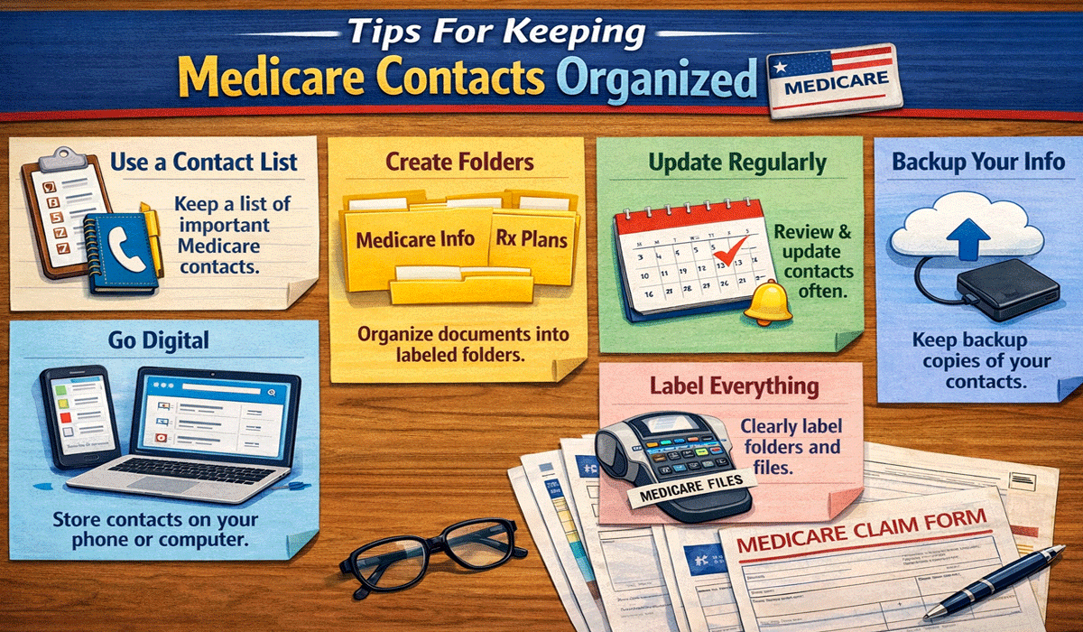 Tips For Keeping Medicare Contacts Organized